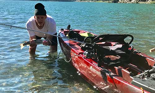 kayak fishing